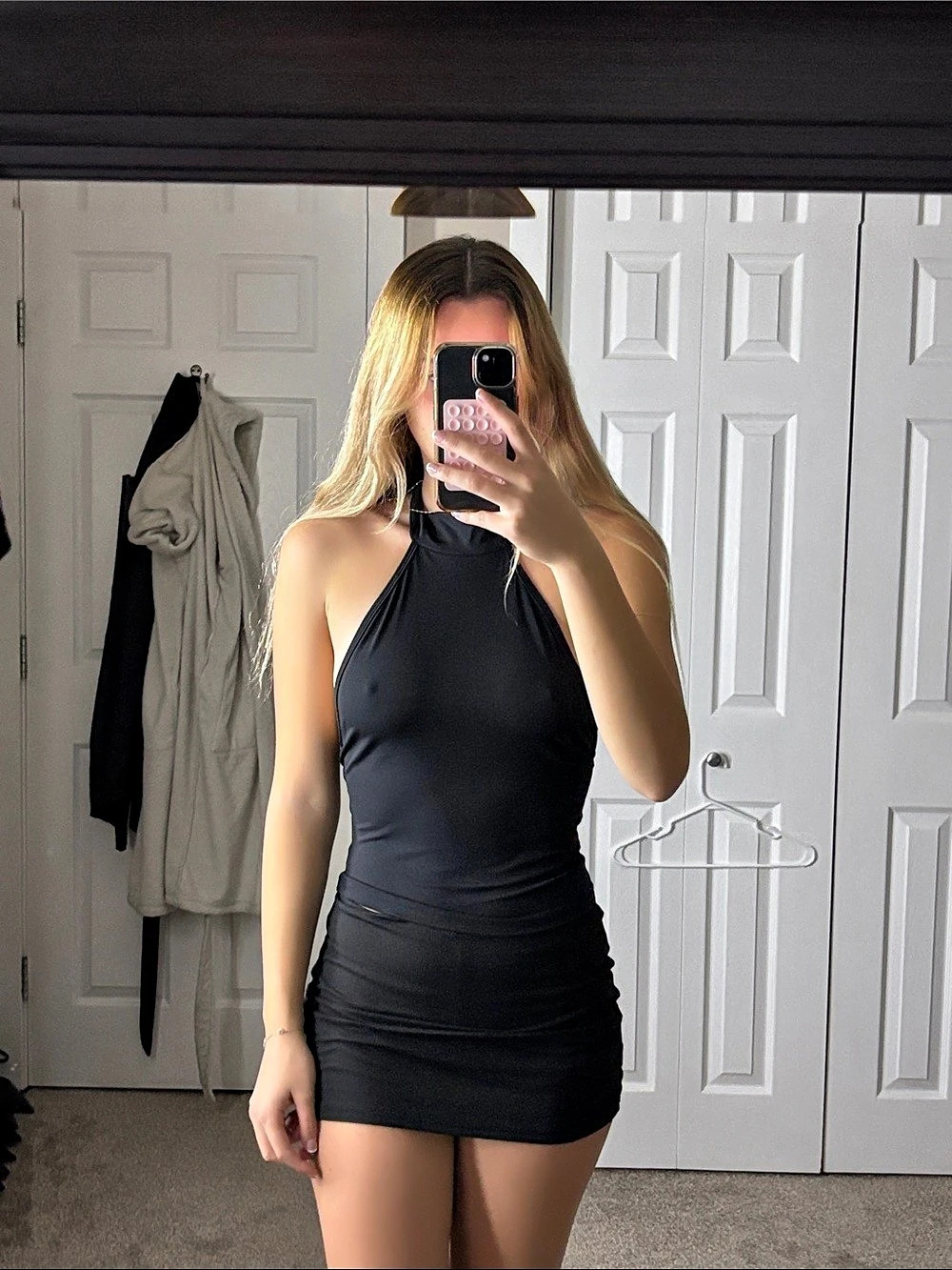 Black Halter Top NWT